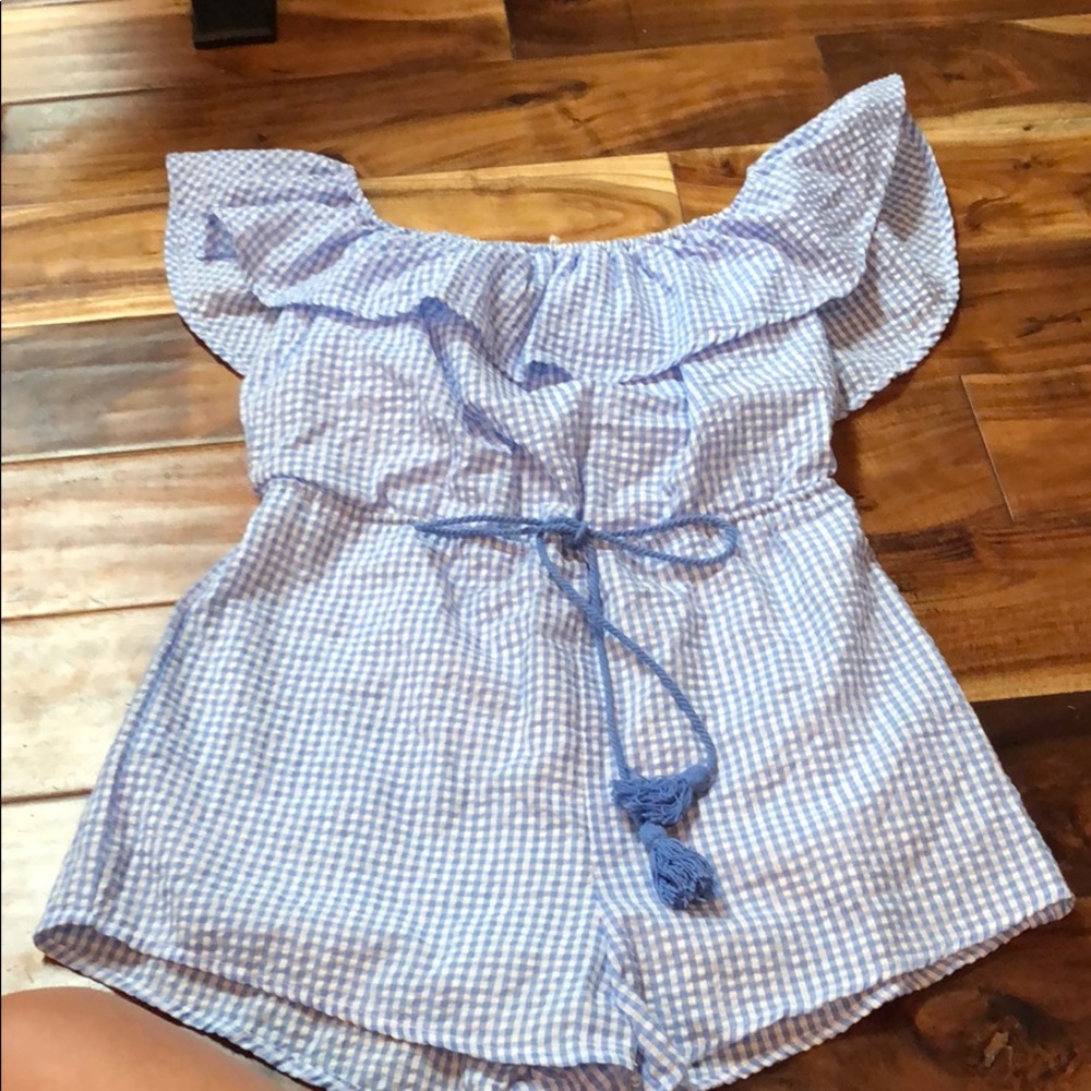 Seersucker romper